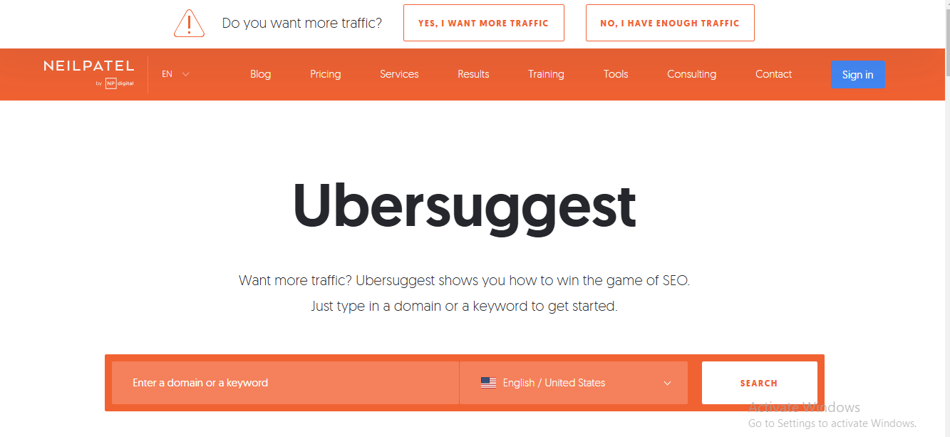  Ubersuggest